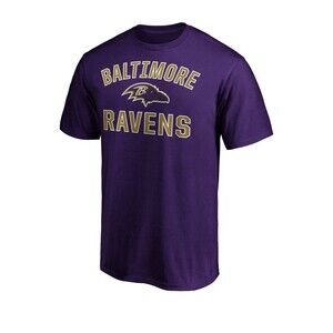 Baltimore Ravens victory Arch Sz XL T-Shirt Cotton Blend Purple Fanatics New